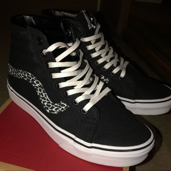 vans sk8 hi reissue leopard